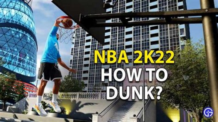 dunking in nba 2k22