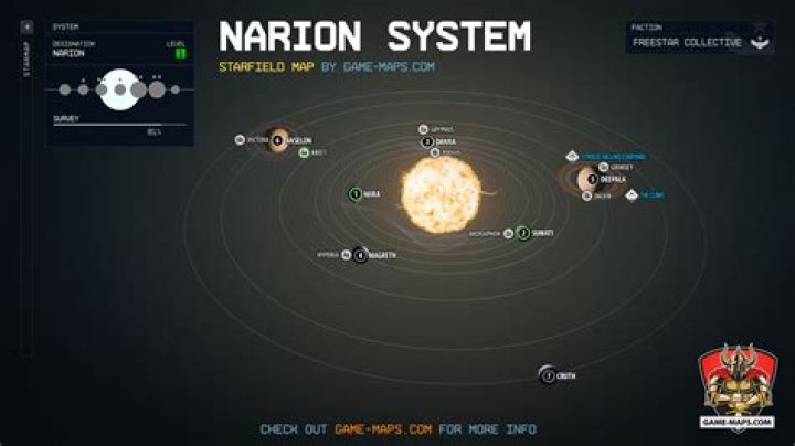 Narion System in Starfield