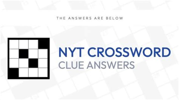 NYT Crossword Clue Answer