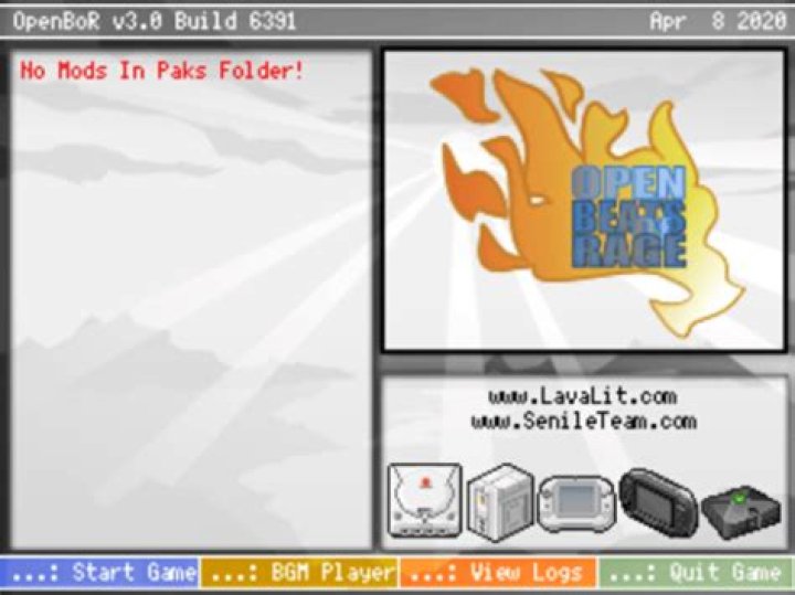 OpenBOR Wii - GameBrew