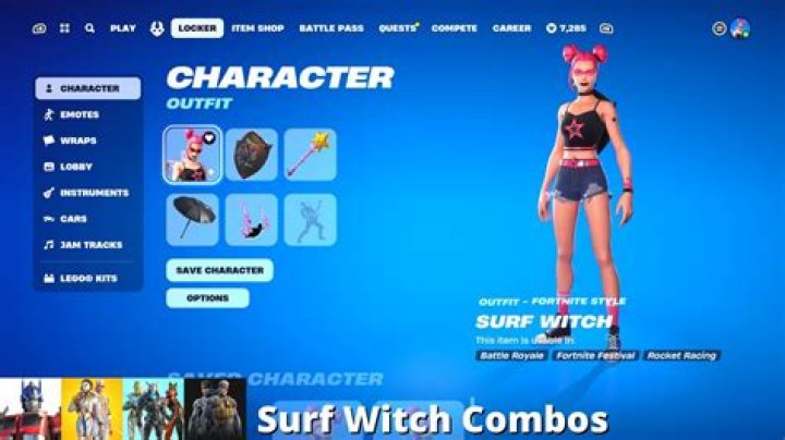Surf Witch skin