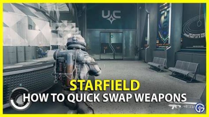 Swapping weapons in Starfield