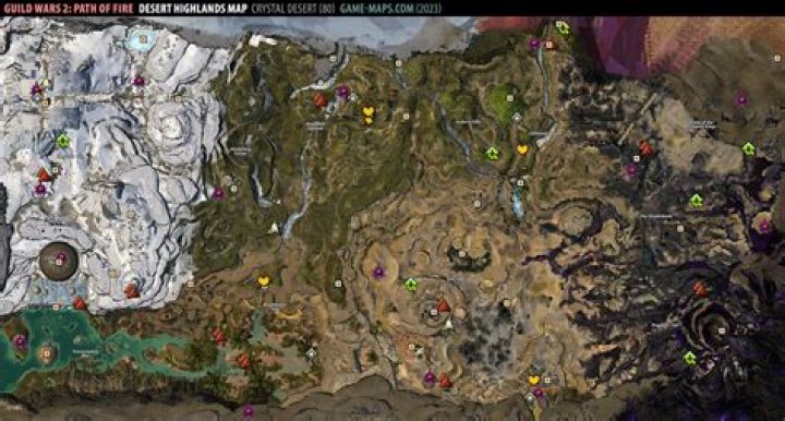 Thunderhead Peaks Map Guild Wars 2