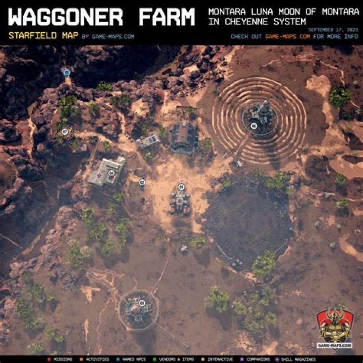 Waggoner Farm Map Starfield